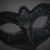 Masquerade Mask for Party Glitter Black M31041