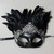 Roman Greek God Masquerade Mask Feathers M33178B