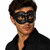 Men's Luxury Black Masquerade Mask – Venetian Ball & Halloween Costume