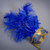 Handheld Stick Mask | Feather Masquerade Mask M6150 Gold Blue Handheld Stick Mask | Feather Masquerade Mask M6150 Gold Blue