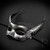 Horn Fairy Masquerade Mask Silver M4774 Horn Fairy Masquerade Mask Silver M4774