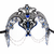 Luxury Metal Masquerade Mask – Venetian Filigree Mask with Chains Halloween Gala