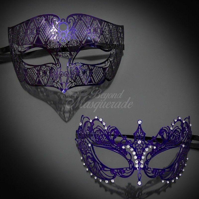 Couple's masquerade masks for men and women.