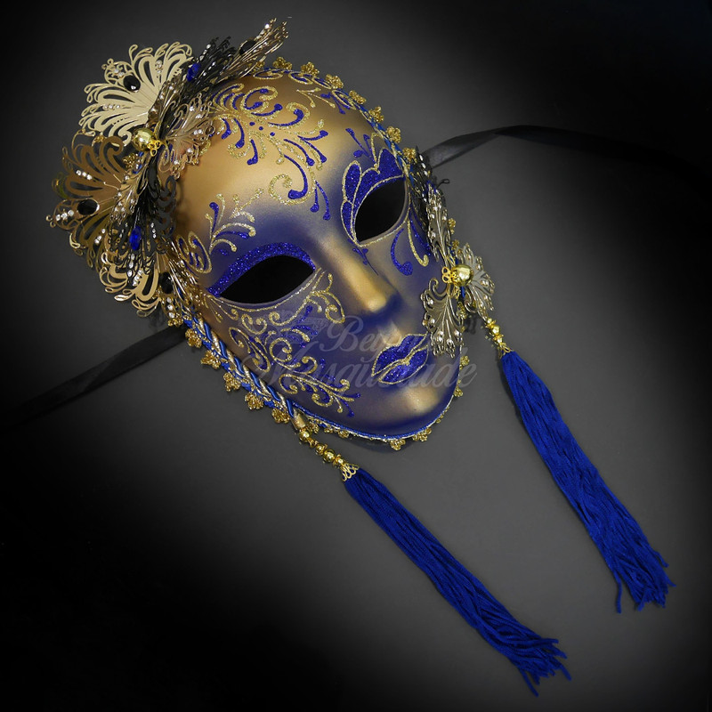 Masquerade Mask Luxurious Wall Decor Mask Gold Purple M31085