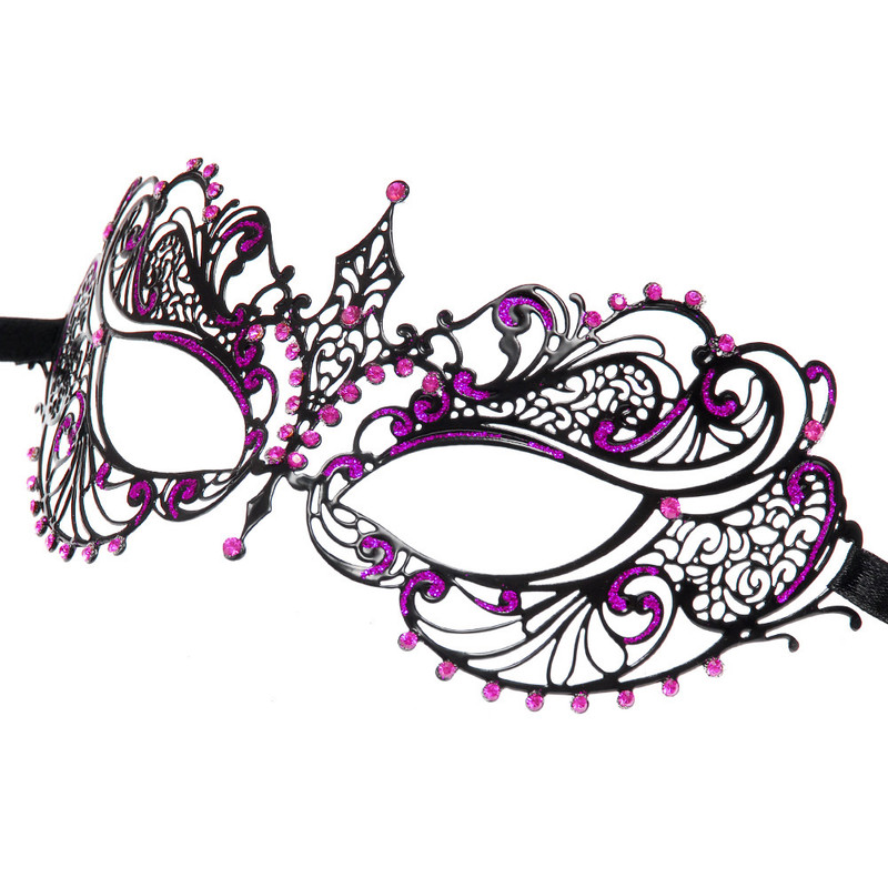 Volto Beatrice Purple Masquerade Mask