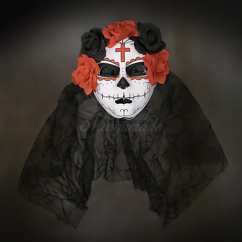 day of the dead mask, dia de los muertos, day of the dead party, day of the dead sugar skull, sugar skull mask.