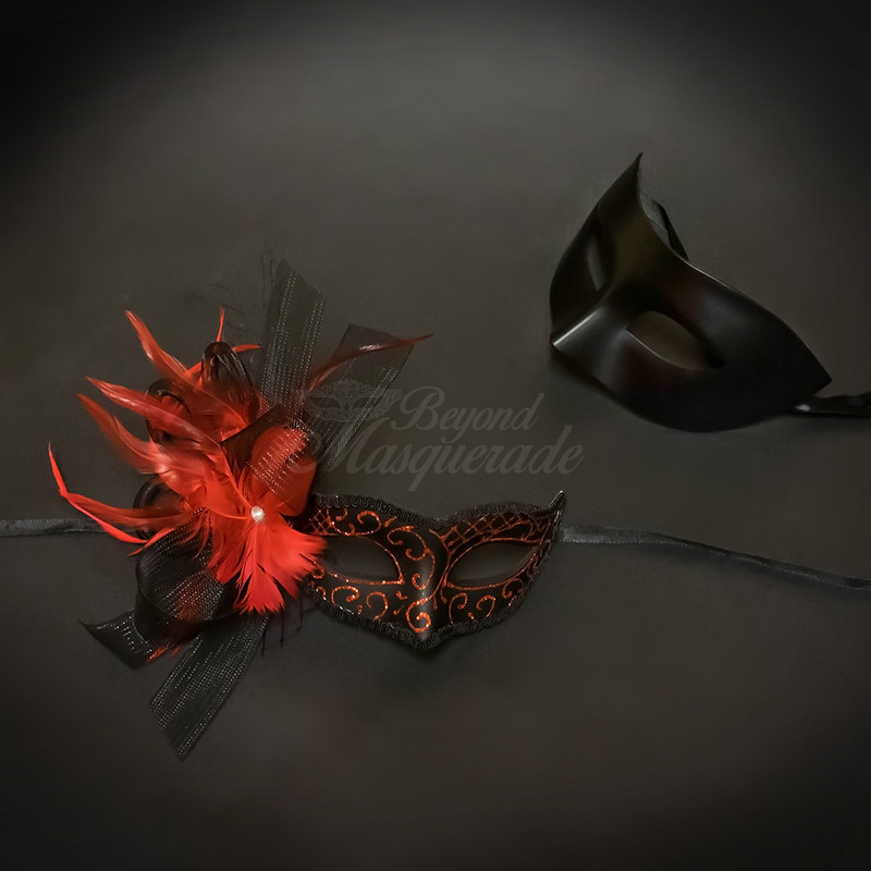 Couple's masquerade masks, masquerade masks couples, masquerade masks men. Party masks, masquerade mask, masquerade mask for men, men masquerade mask.