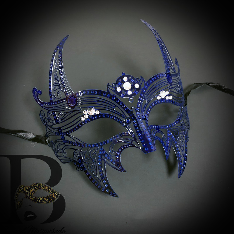 Navy Blue Party masks, masquerade masks, masquerade mask, masquerade masks for prom, couples masquerade masks. Men masquerade masks for Halloween costume.