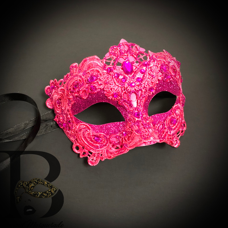 Pink masquerade mask, lace mask, ana steele mask, fifty shades darker, fifty shades darker mask, ana steele costume, ana steel outfits, rose gold masquerade mask, rose gold masquerade mask