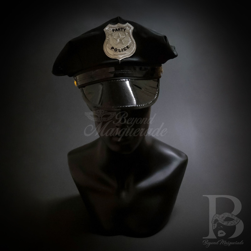 Police hat, police hats, costume hats, cosplay hats, cosplay costume.