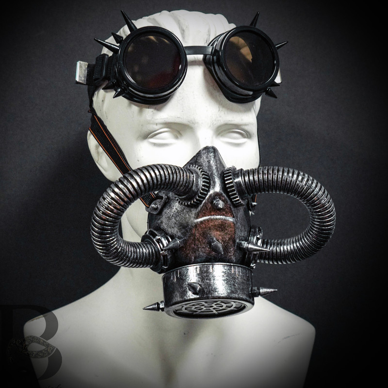 Soft Mad Max Máscara de gas Steampunk Disfraz Cosplay Máscara de