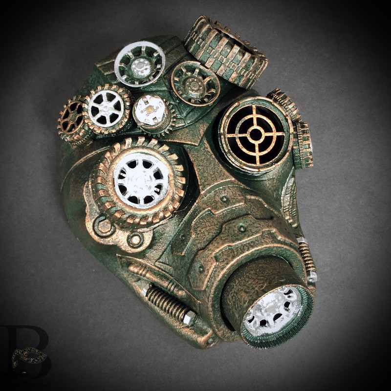 New Steampunk Respirator Robot Halloween Mask Free Shipping