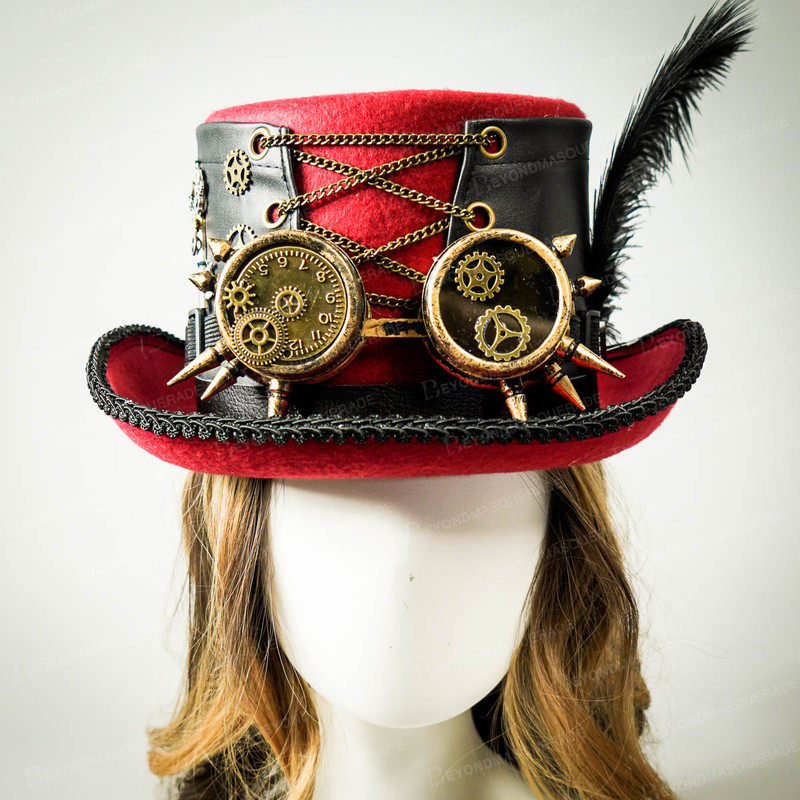 STEAMPUNK HAT, STEAMPUNK WEDDING HAT, STEAMPUNK TOP HAT