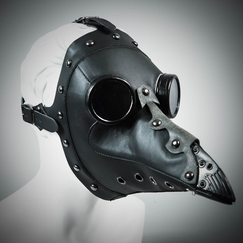 Steampunk covid plague doctor face mask, steampunk mask, steampunk bird mask, bird doctor mask, plague doctor bird mask, steampunk costume mask, burning man mask, black bird mask, animal mask.