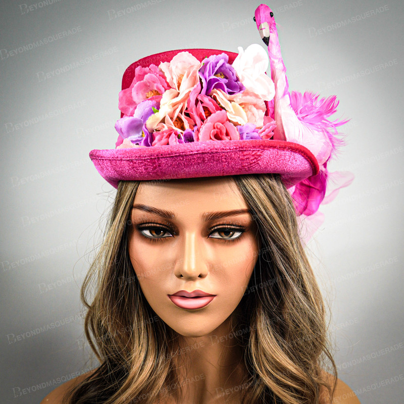 New Pink Fascinator Derby Tea Party Top Hat Free Shipping USA display picture 3