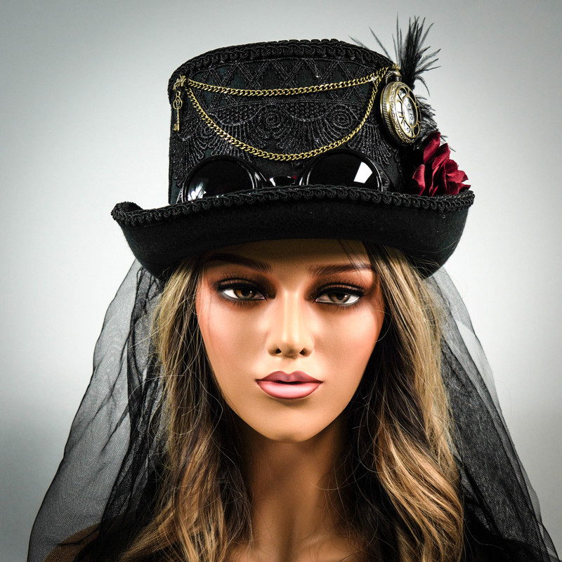 Steampunk captain hat, victorian steampunk hat, steampunk goggles, steampunk glasses.