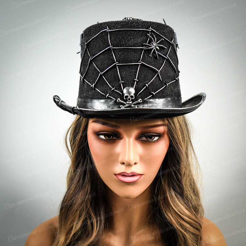 New Black Steampunk Hat Free Shipping USA display picture 1