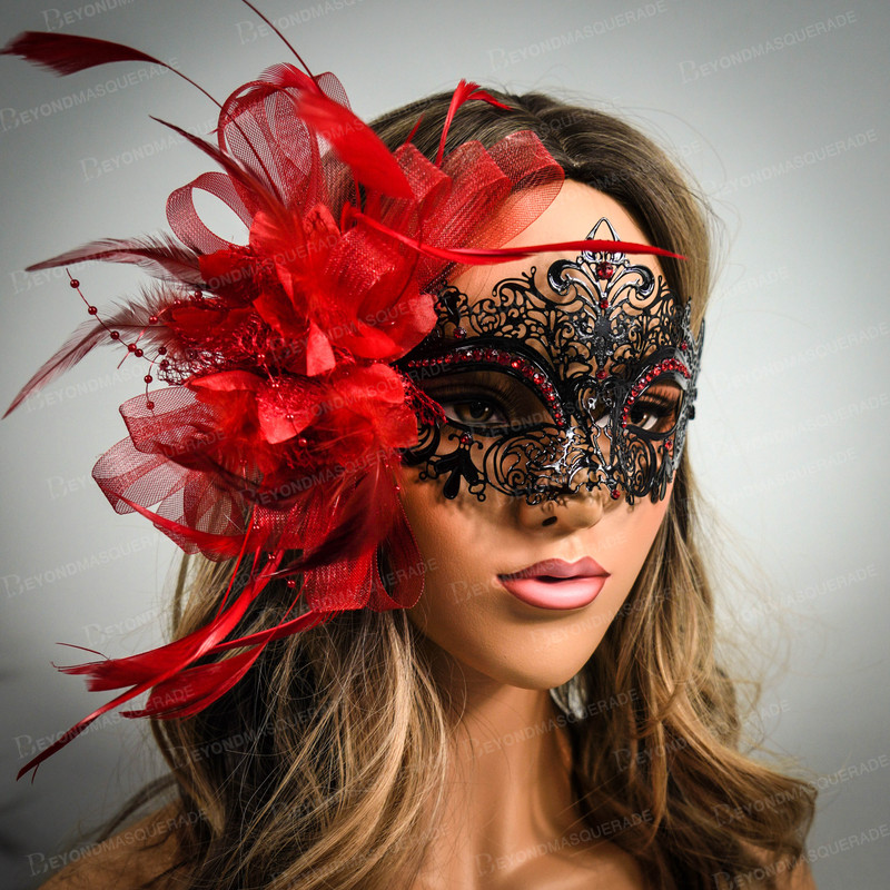Silver Simple & Elegant Masquerade For Men Mask Costume Prom Party