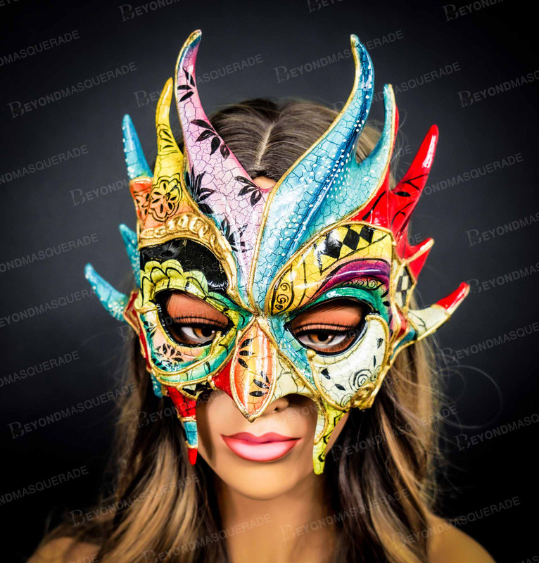 Venetian Style Mask Masquerade Party Mask Halloween Carnival Mask Fancy  Dress Ball Dress Up Mask Carnival Men'S Venice Mask