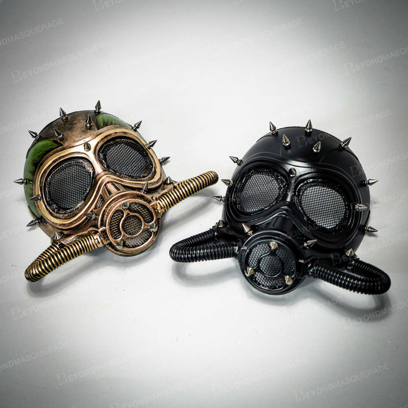 couples halloween masks, couples halloween costume, steampunk mask, halloween steampunk mask, steampunk gas mask, steampunk face mask, steampunk covid mask, plague doctor mask