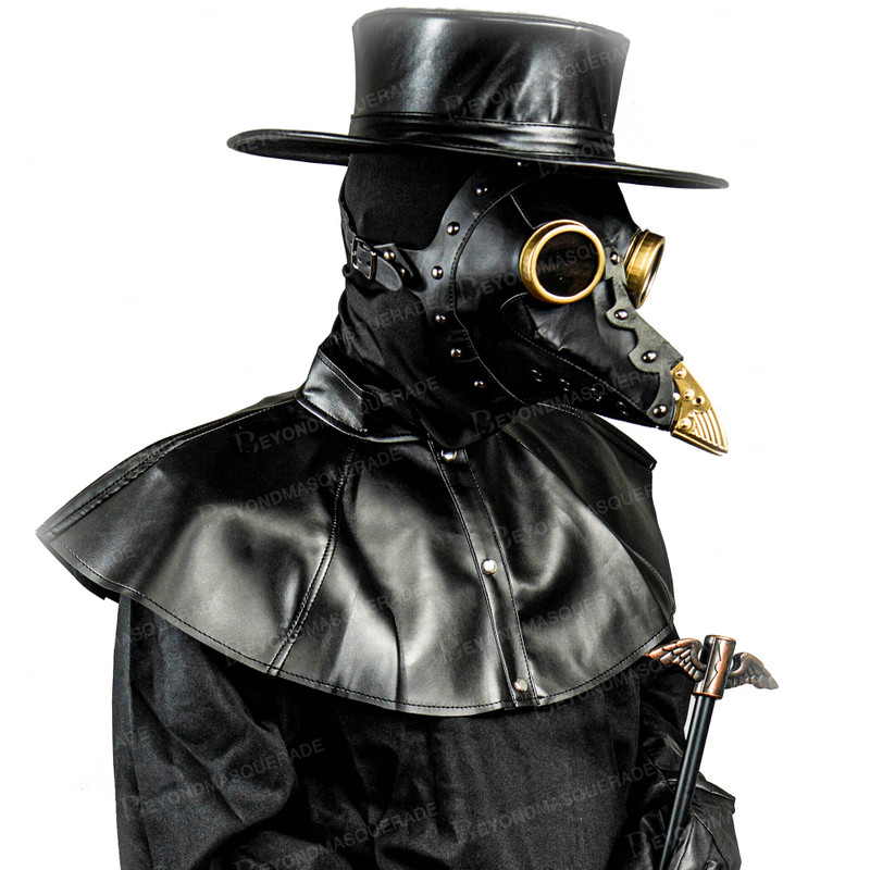 plague doctor costume, steampunk mask