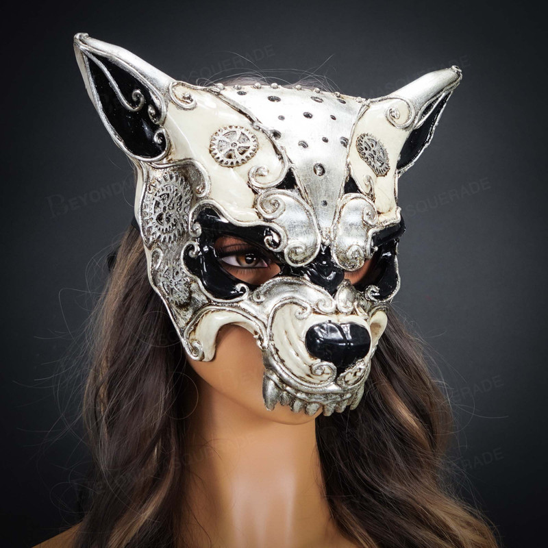 wolf masquerade mask, wolf mask, animal mask, wolves mask, wolf costume mask, fox mask