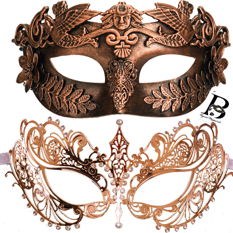 couples masquerade masks for him and her, masquerade mask for couples, masquerade ball masks, masquerade masks for him and her, expensive masquerade masks, masquerade mask, party masks, cosplay masks, rose gold masquerade masks
