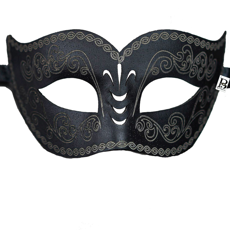 BEST Mens Leather Masquerade Masks for Masquerade Ball FREE SHIP