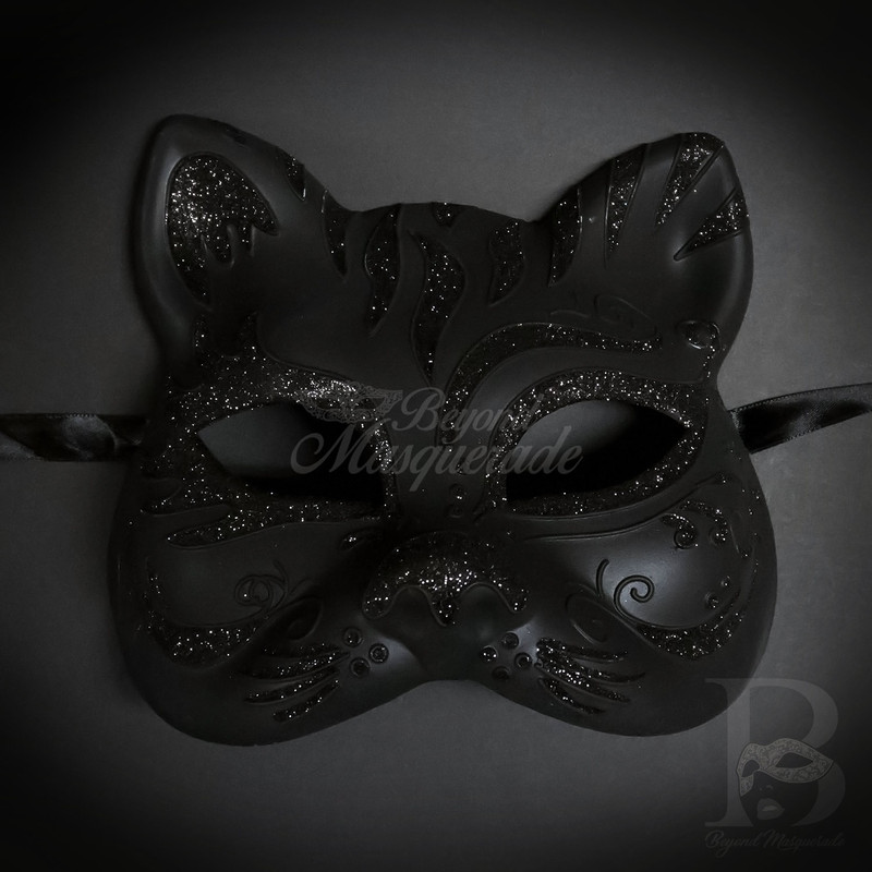 Gatto cat masquerade mask, black cat masquerade mask, fox masquerade mask, seductive masks, women's masquerade masks