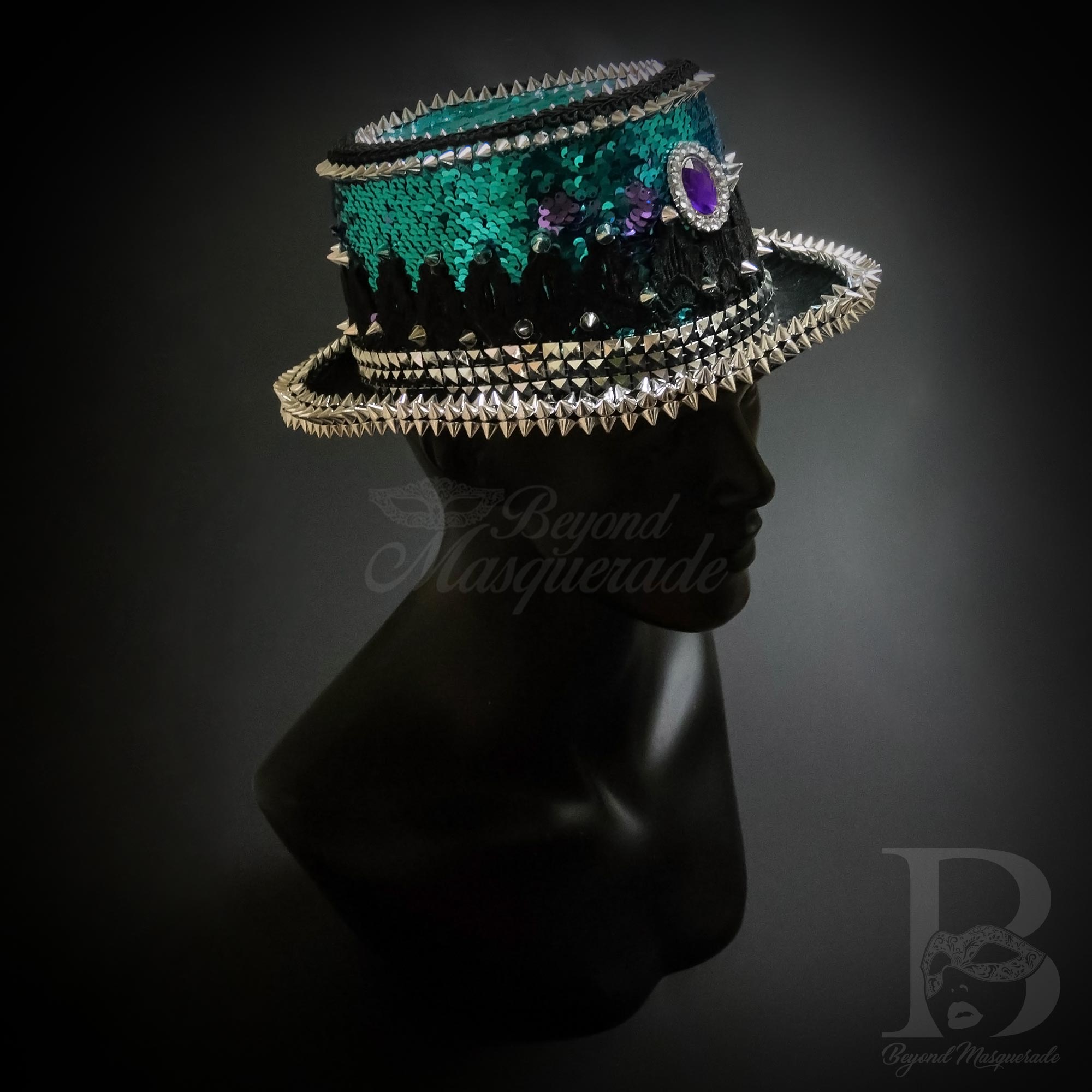 Steampunk Top Hat purple 