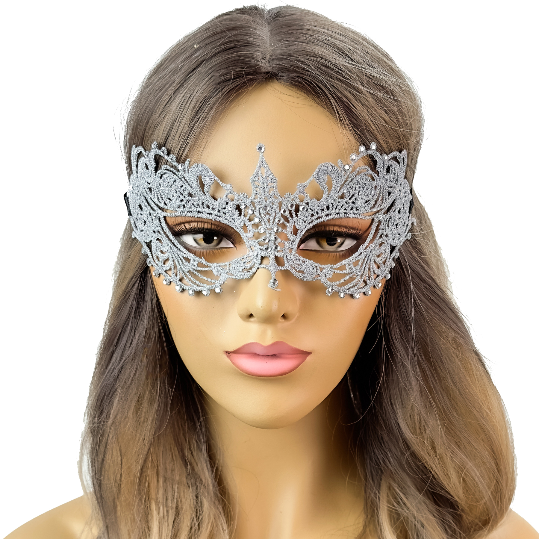 Couple's Masquerade Masks for Men Women by BeyondMasquerade.com