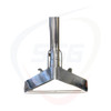 Two Jet Stainless Steel Carpet Wand with Glide