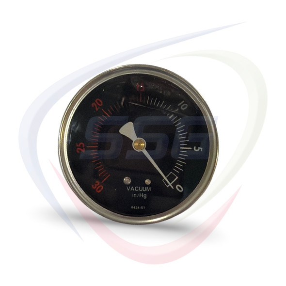 Hydramaster and Diamond Vacuum Gauge 00-074-017 with black face.