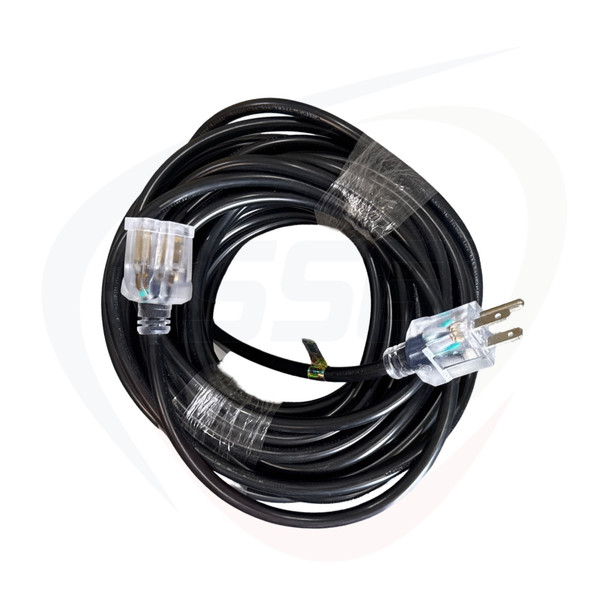 Black Power Extension Cord for Vacuums