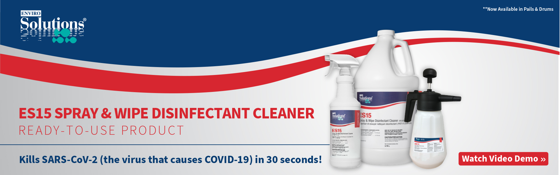 Enviro Solutions ES15 Disinfectant Cleaner