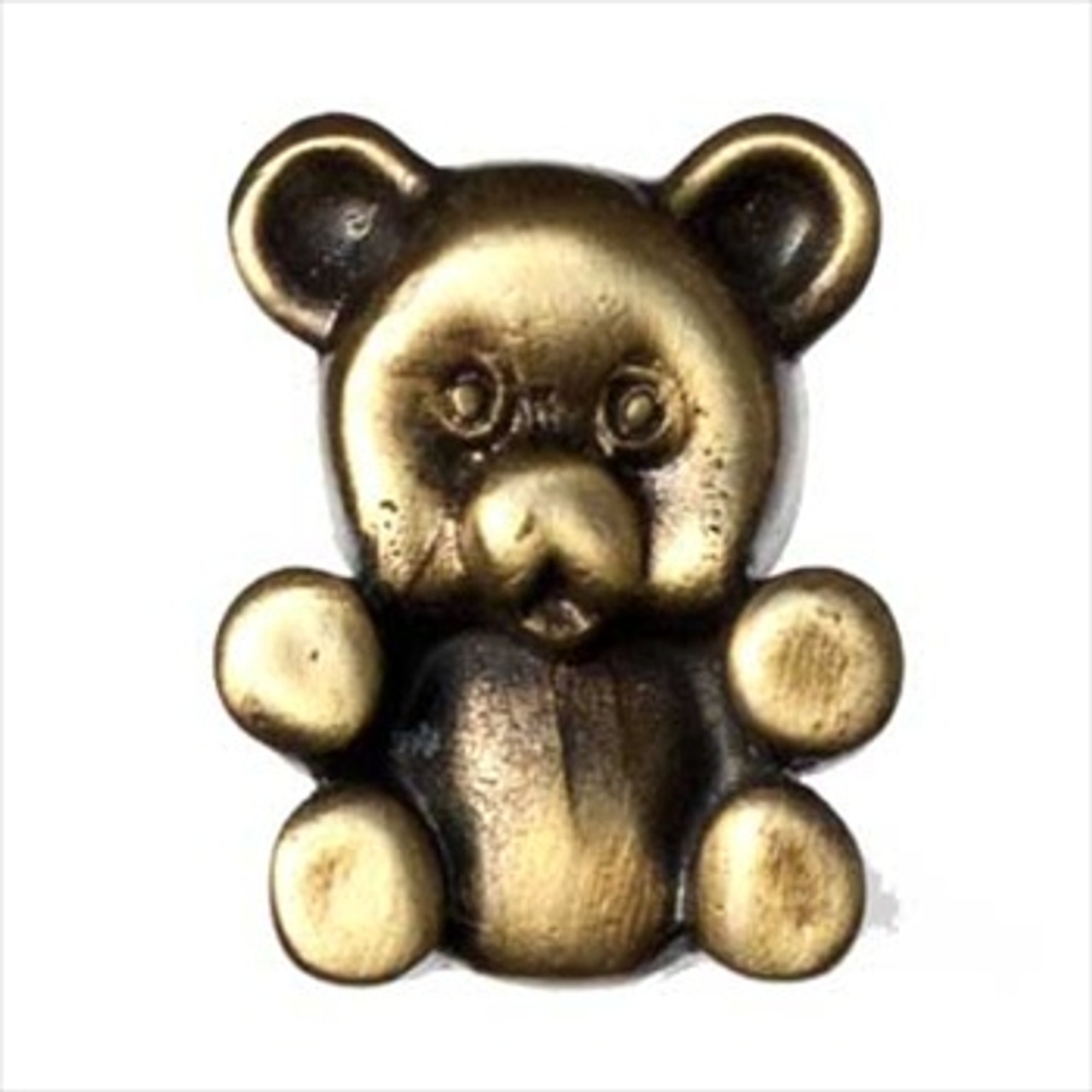 Big Sky Hardware Teddy Bear Knob Antique Brass