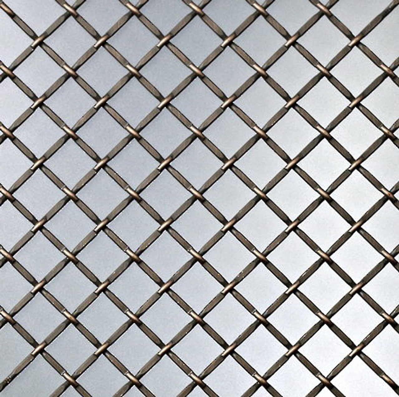 42% Open Area Antique Bronze Decorative Steel Wire Mesh Ss 304 For