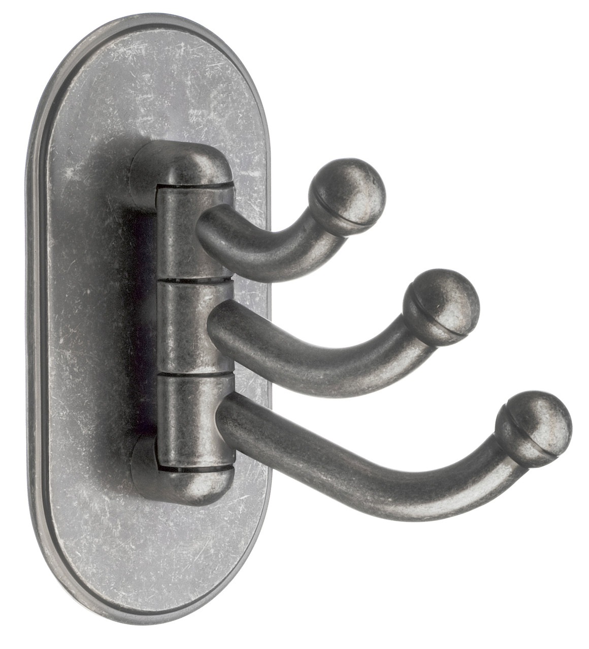 Smedbo BG1123 Triple Hook Selfadhesive Pewter