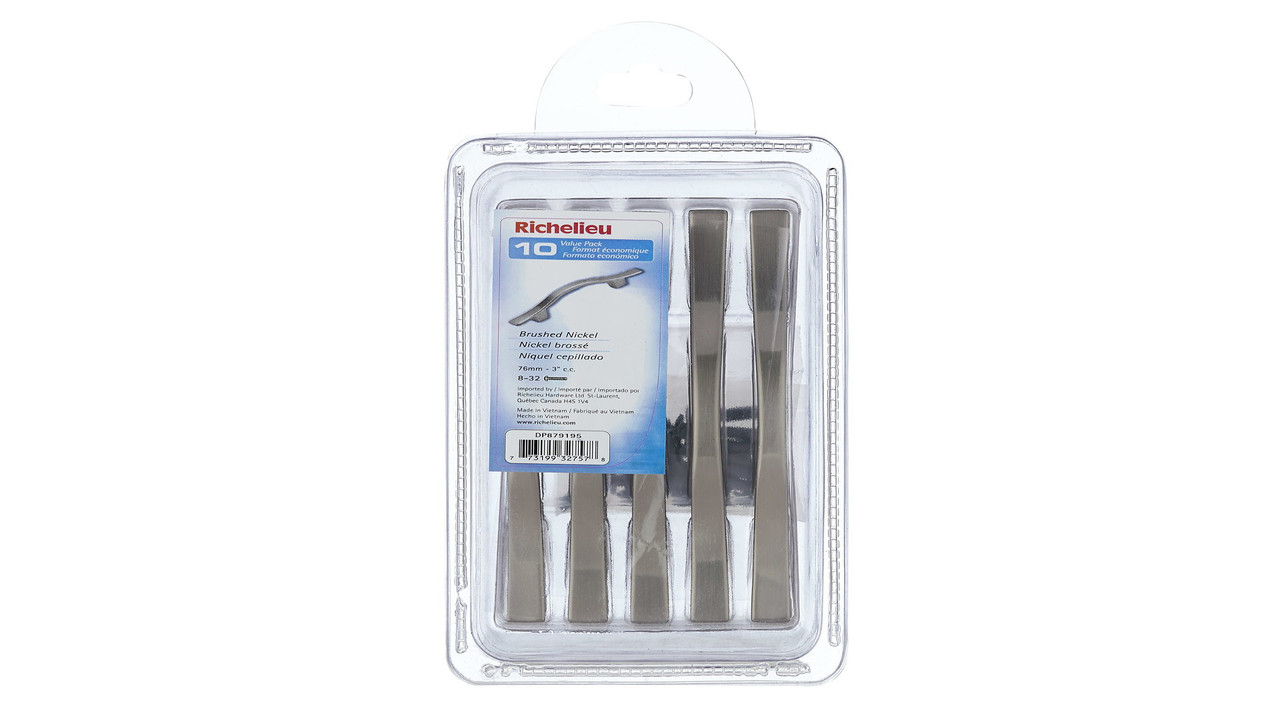 Richelieu Dp879195 3 Cc Traditional Cabinet Pulls 10 Pack