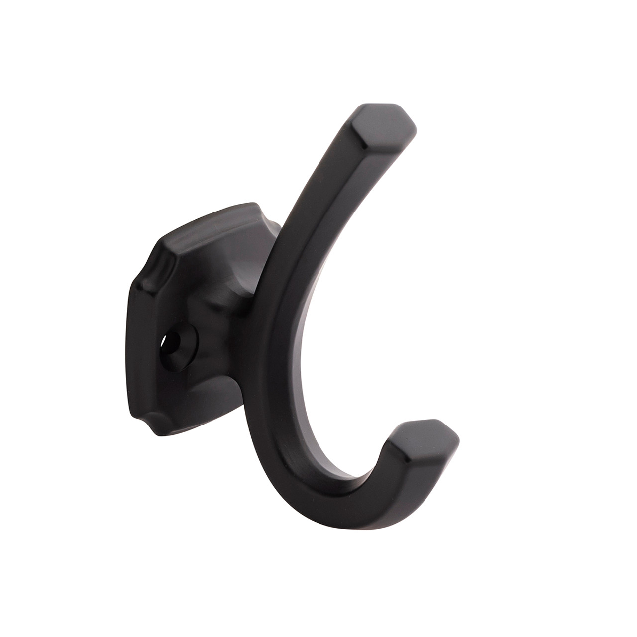 Hickory H077870MB: 1 cc Veranda Double Wall Hook - Matte Black