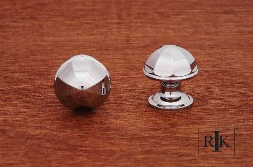 RKI CK-192-C: 1" Contoured Dome Cabinet Knob - Polished Chrome
