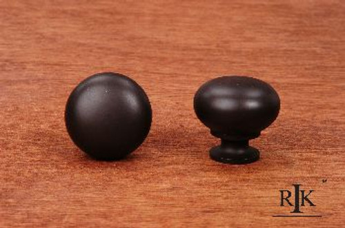 RKI CK-1117-RB: 1-1/4" Mushroom Cabinet Knob - Oil Rubbed Bronze