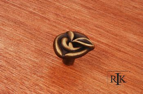 RKI CK-204-AE: 1-1/4" Pretty Wrap Cabinet Knob - Antique English
