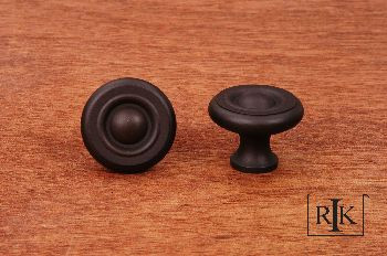 RKI CK-4244-RB: 1-1/4" Solid Georgian Cabinet Knob - Oil Rubbed Bronze
