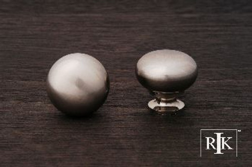 RKI CK-1117-P: 1-1/4" Mushroom Cabinet Knob - Pewter