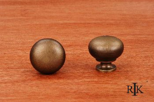 RKI CK-1117-AE: 1-1/4" Mushroom Cabinet Knob - Antique English