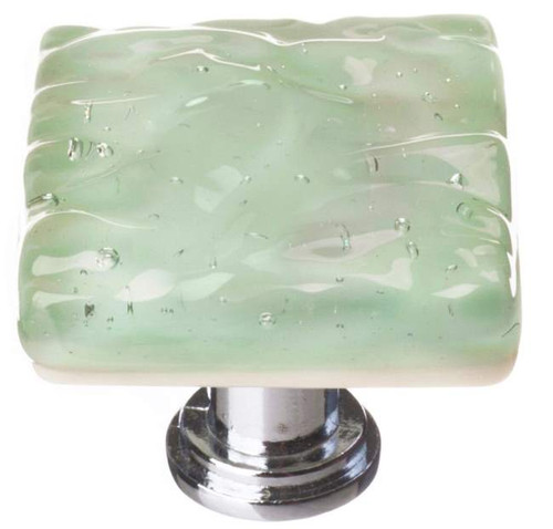 Sietto K-201: 1-1/4" Glacier Cabinet Knob - Spruce Green