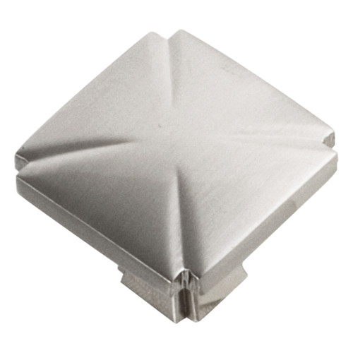 Hickory P3230-SN: 1-3/16" Bridges Cabinet Knob - Satin Nickel