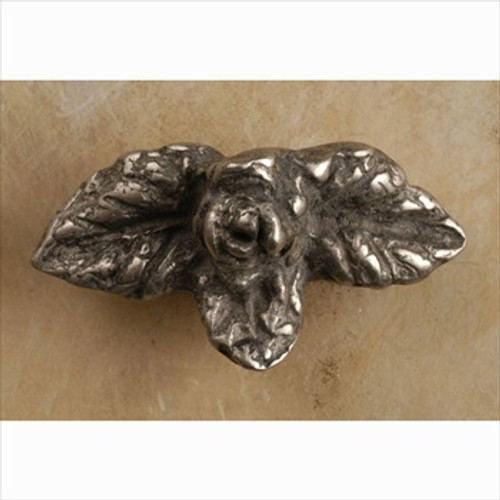Anne At Home 821: Rose w/leaves Cabinet Knob
