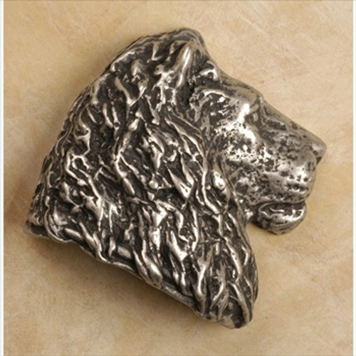 Anne At Home 823: Lion Head Cabinet Knob - Right Facing